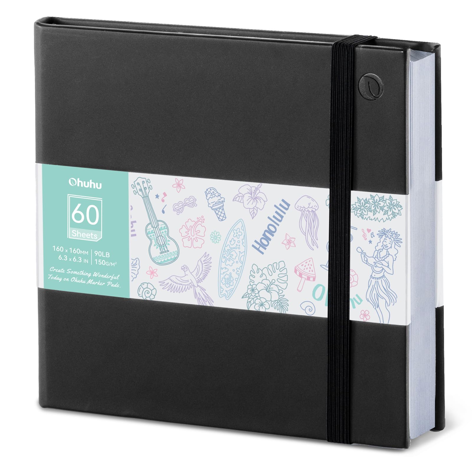 Amazon.co.jp: Ohuhu スケッチブック マーカーペン用 画用紙 裏写り